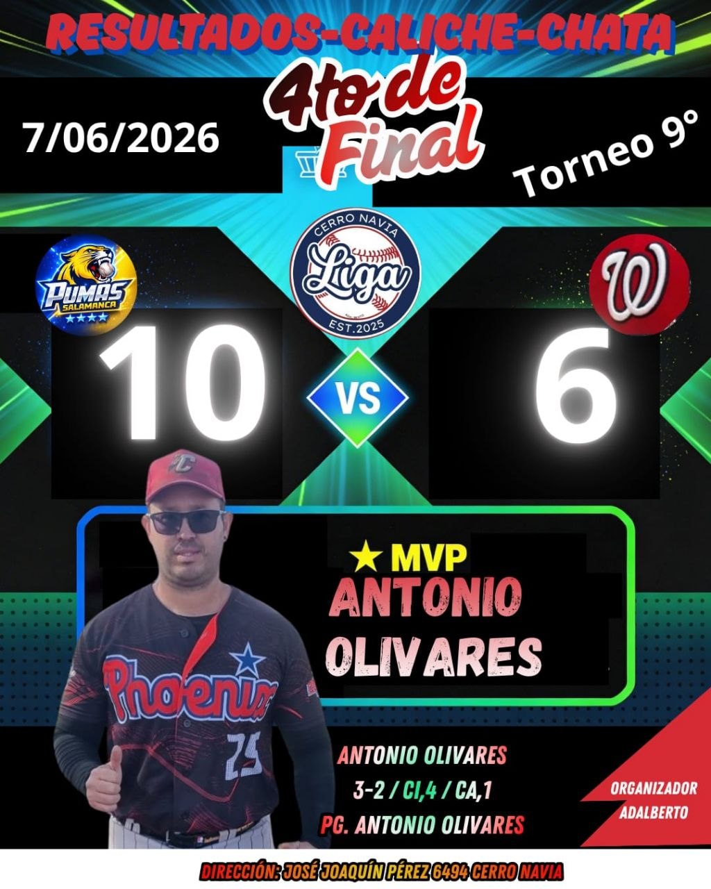 Resultados Caliche-Chata