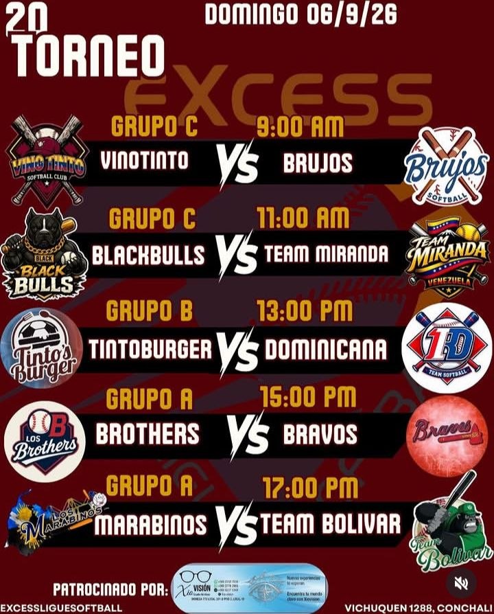 Próximos Encuentros Excess Ligue