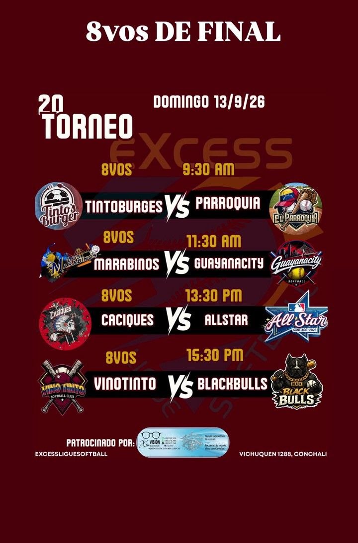 Próximos Encuentros Excess Ligue
