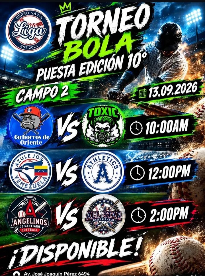 Próximos Encuentros — Bola Puesta Liga Cerro Navia