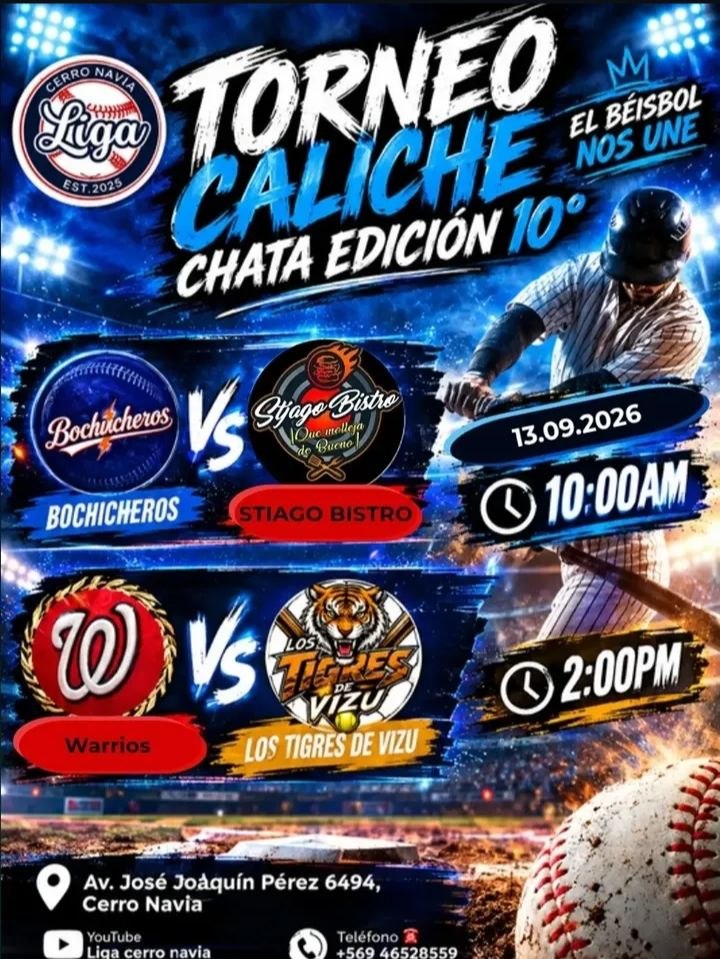 Próximos Encuentros — Caliche-Chata Liga Cerro Navia